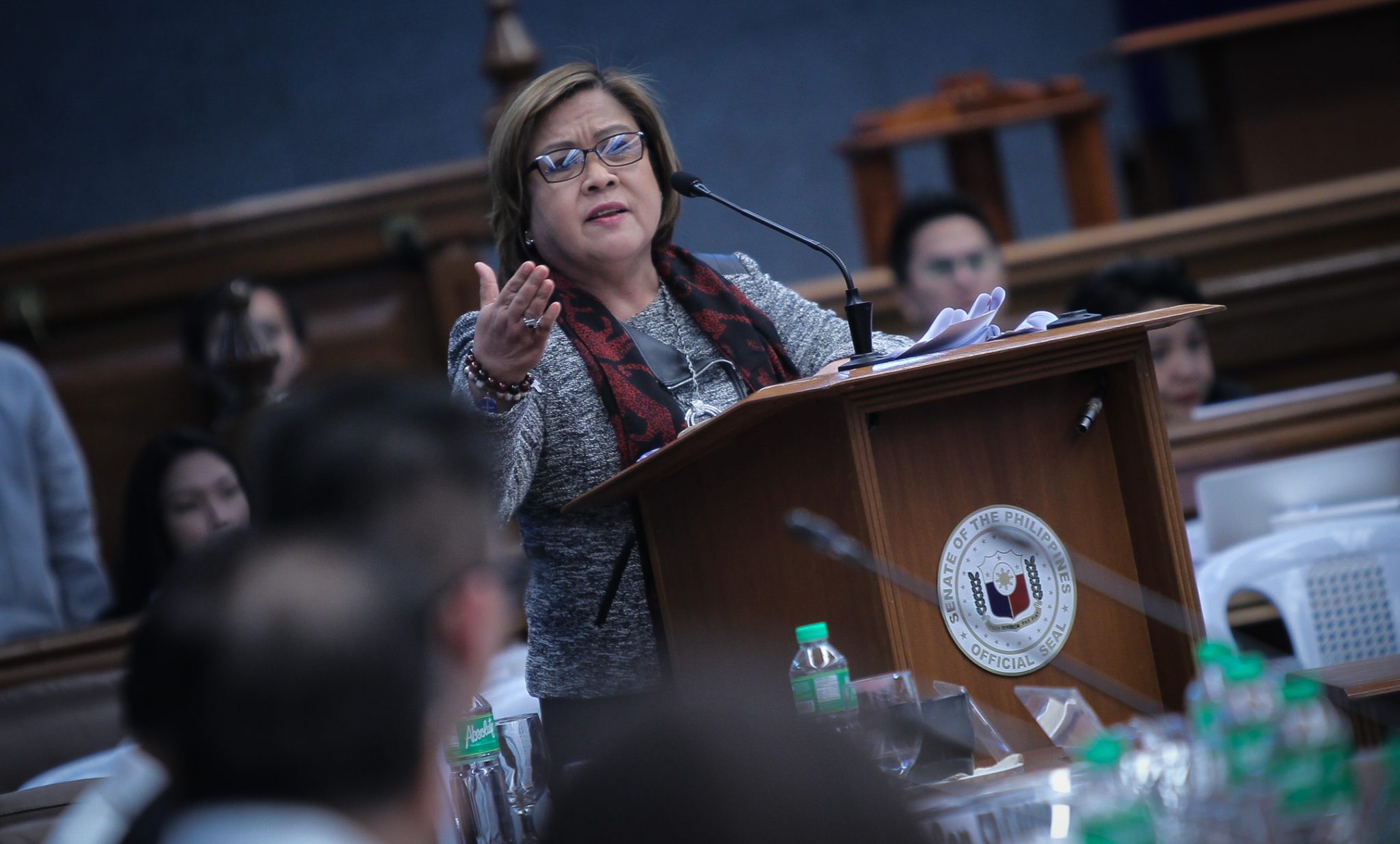 De Lima Hits Malaca ang s DND s Knee jerk Reaction To US State Dept HR Violations Report